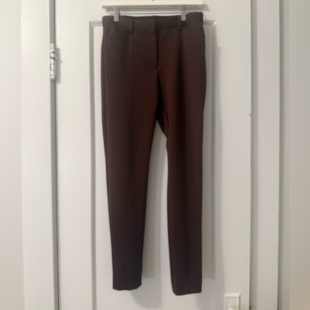 Theory Dark Brown Trousers